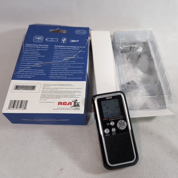 RCA Handheld Digital Voice Recorder RP5130 140 Hours TESTED  WORKING - Picture 13 of 16